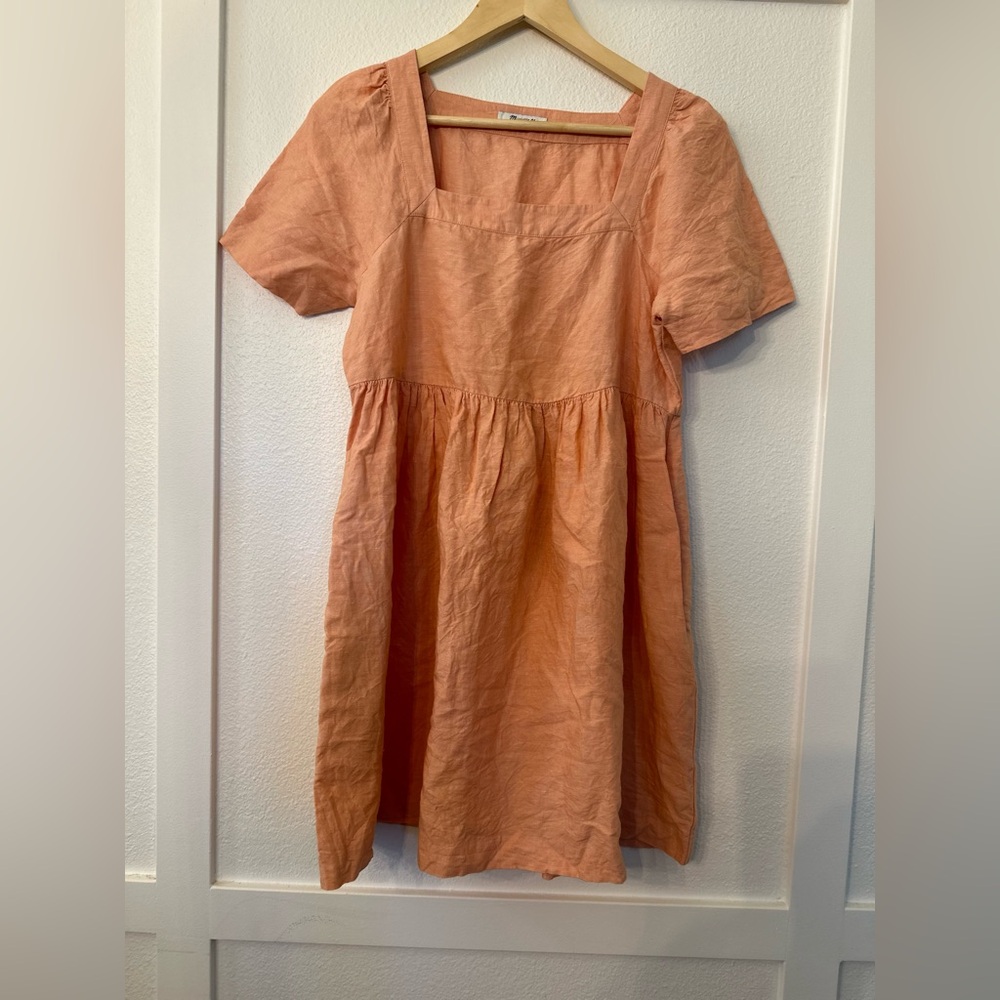 Madewell Peach Mini Dress